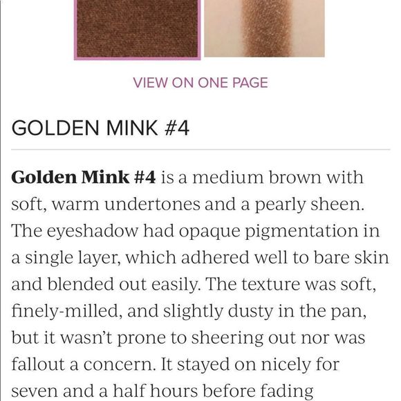 TOM FORD QUAD PALETTE GOLDEN MINK - Picture 9 of 15